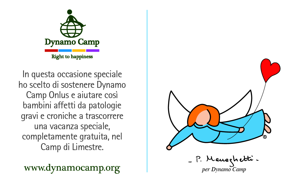 Biglietto Matrimonio o Anniversario - Regali Solidali Dynamo Camp